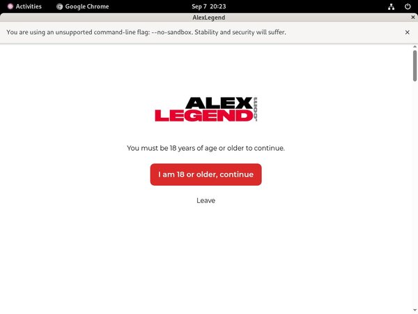 Alex Legend Receive Discount