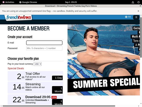 Com French-twinks Membership Trial