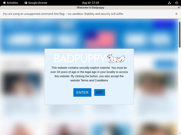 Create Badpuppy.com Account