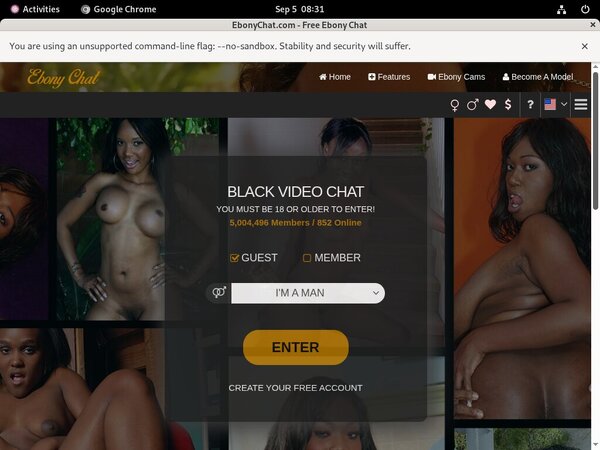 Ebony Chat Without Joining