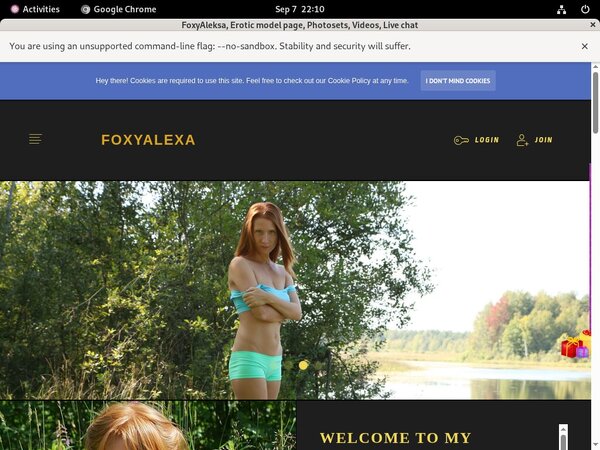 Foxyaleksa.com With Webbilling.com