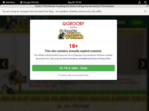 Franks T-Girl World Payporn Discount