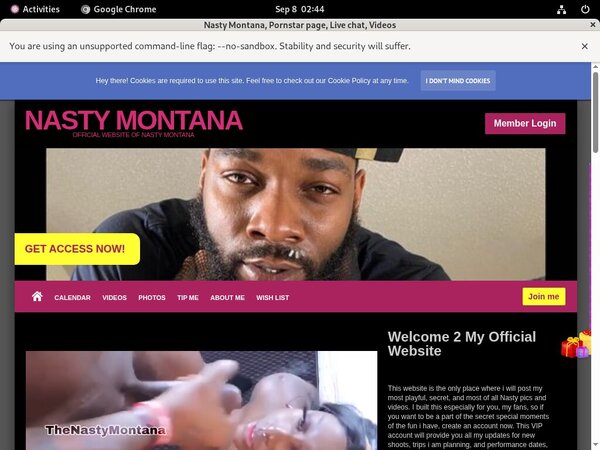Free Account For NastyMontana