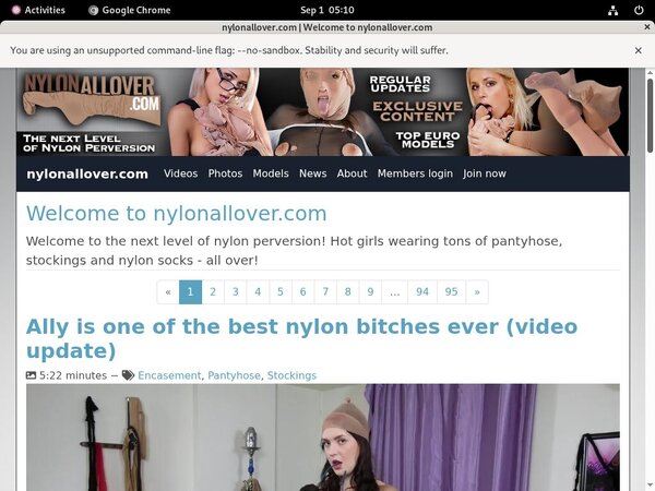 Free Account Of Nylonallover.com