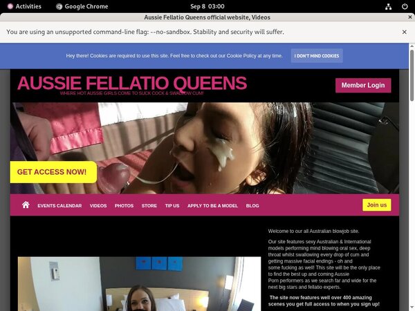 Free AussieFellatioQueens User