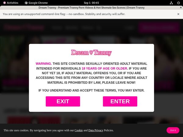 Free Dream Tranny Video