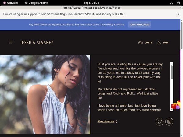 Free JessicaAlvarez Login And Pass