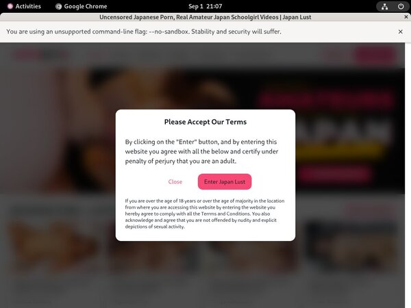 Japan Lust Member Account