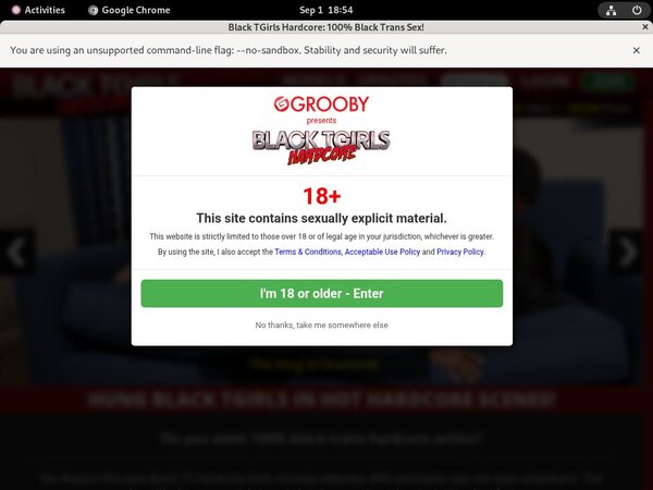 Limited Blacktgirlshardcore.com Promo