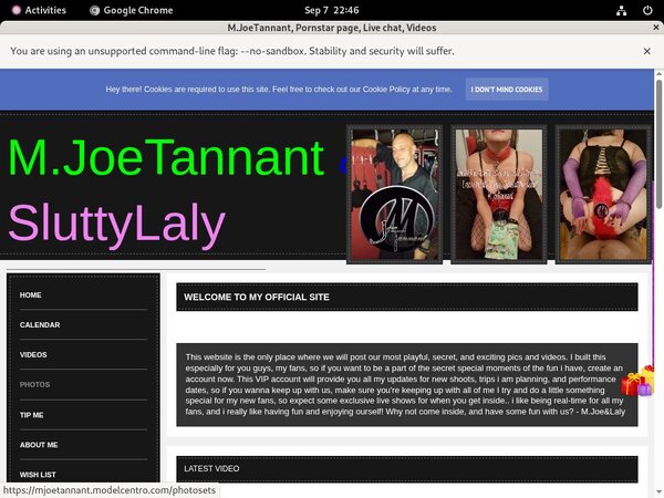 M.JoeTannant Free Trial Member