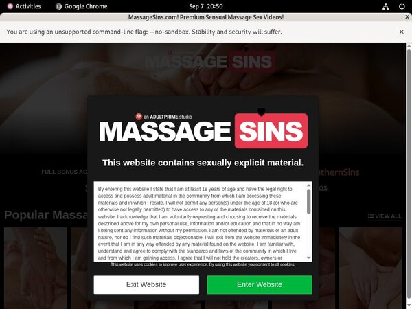 Massage Sins Passwords 2019