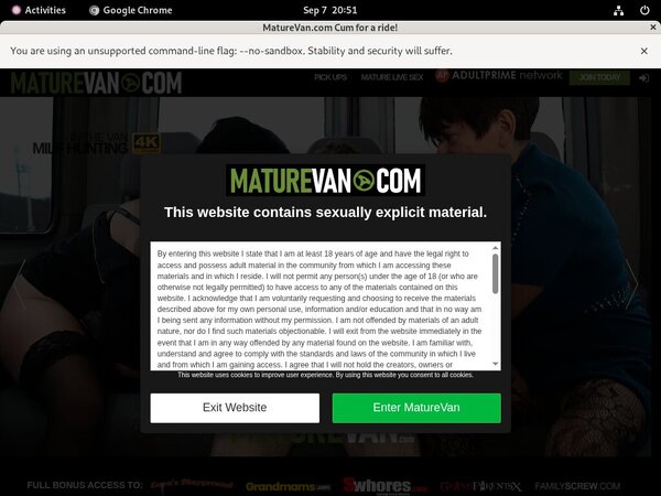 Maturevan Member Access Maturevan Member Access