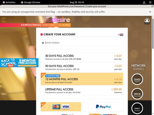 Premium Account Digitaldesire.com Free