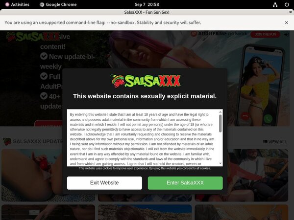 Salsa XXX Trial Pass