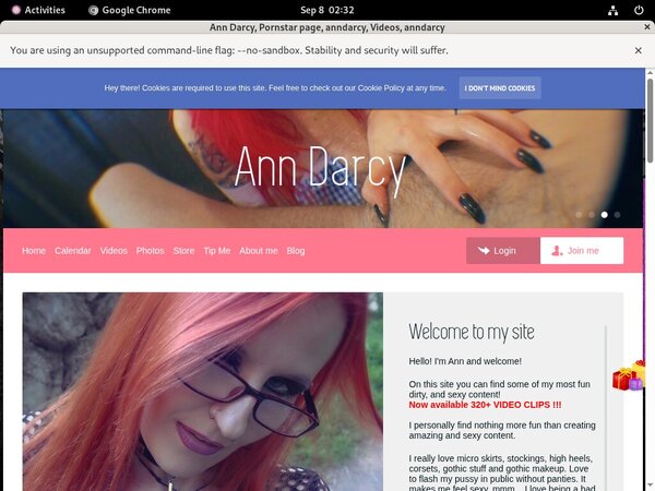 Sign Up Ann-darcy.com Free