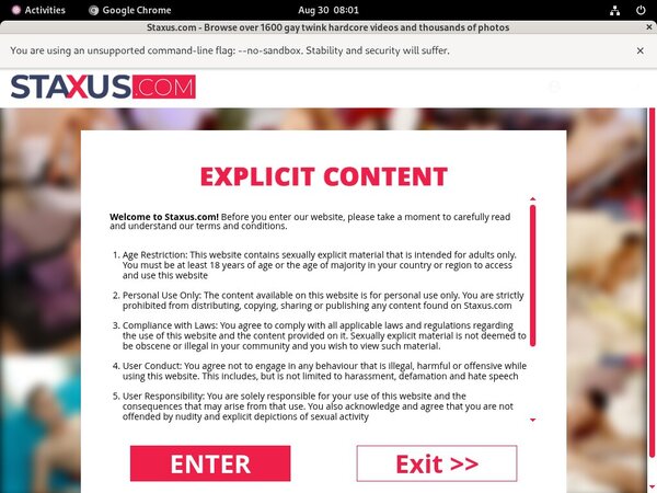 Staxus Coupon