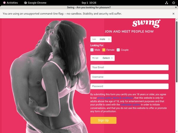 Swing.net Discount Signup