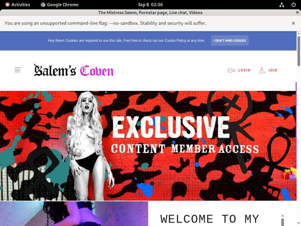 The Mistress Salem Logins