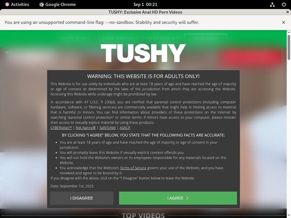 Tushy.com Free Trial Acc