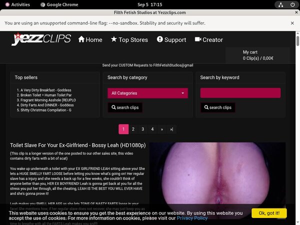 Watch Filth Fetish Studios