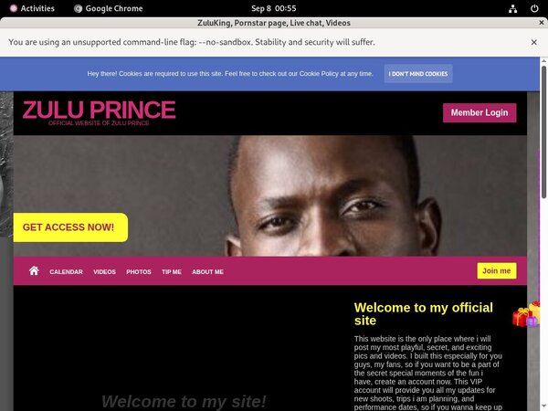 ZuluKing Mobile Passwords