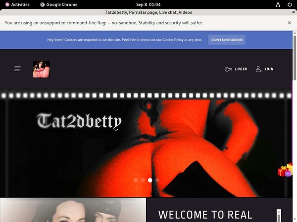 Tat2dbetty Free Account Login
